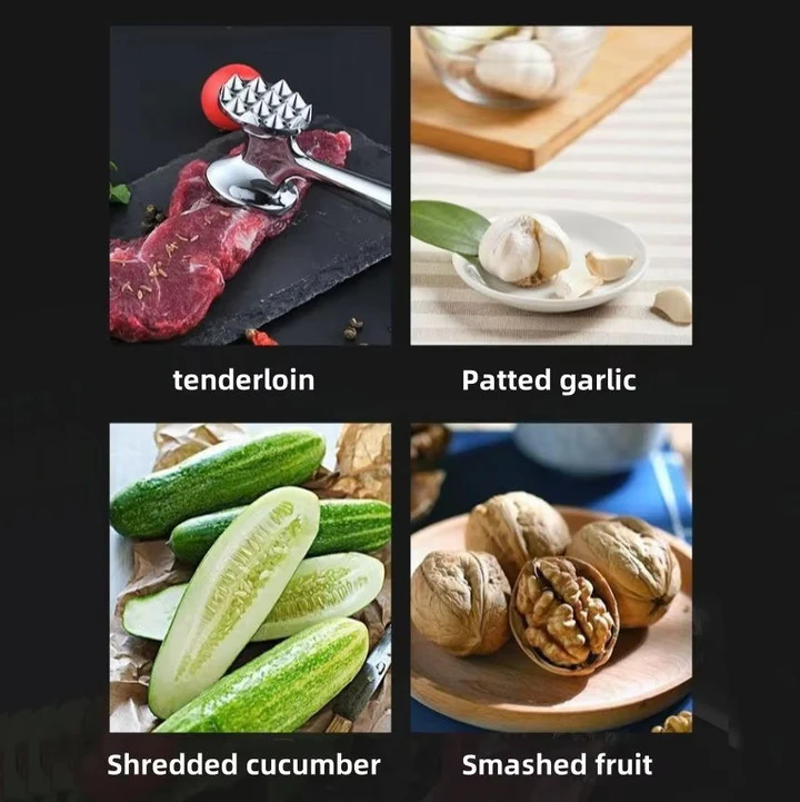 Ergonomiczna Ręczna Ubijaczka do Mięsa - Kompaktowa i Wygodna w Użyciu 2