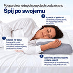 Ergonomiczna poduszka do snu z oddychającego materiału dla lepszego wypoczynku 12