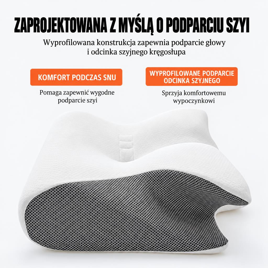 Ergonomiczna poduszka do snu z oddychającego materiału dla lepszego wypoczynku 13