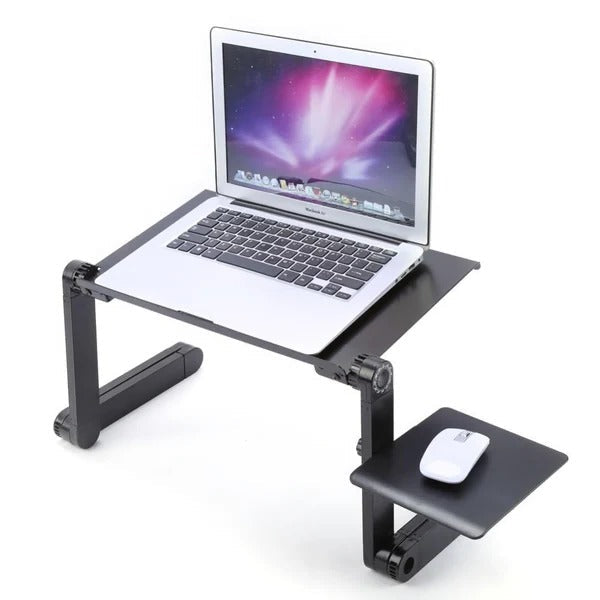 Ergonomiczne Biurko Pod Laptopy - Regulowane, Wentylowane Z Panelem Myszki 3