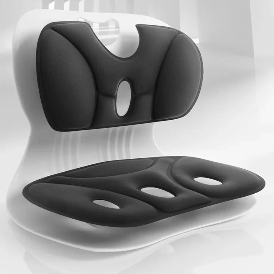 Ergonomiczne Krzesło Biurowe z Poduszką Korekcyjną dla Zdrowej Postawy 3