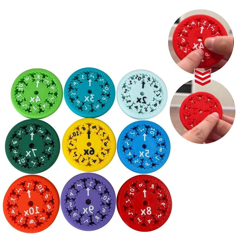 Fidget Spinner do Nauki Matematyki – Zestaw do Dodawania, Odejmowania, Mnożenia, Dzielenia 0