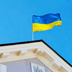 Flaga Ukrainy z Poliesteru – Odporna na Warunki Atmosferyczne, Mosiężne Przelotki, Różne Rozmiary 2