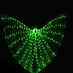 Fluorescencyjne Skrzydła Motyla LED z Wielokolorowym Oświetleniem i Regulowanymi Paskami 2