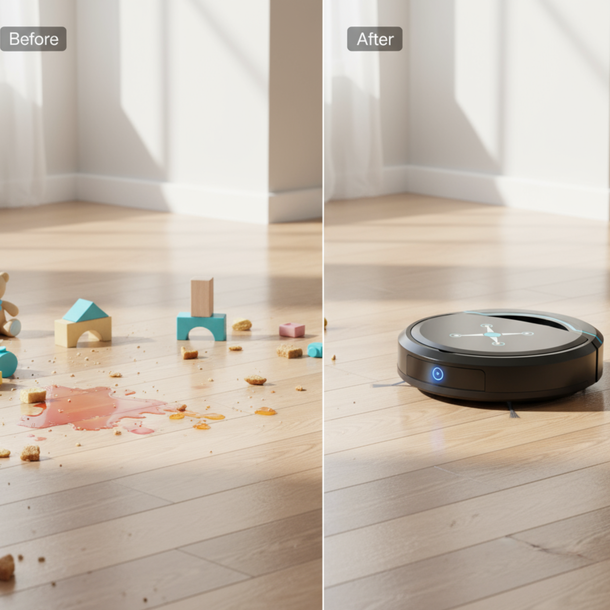 Gear Tech UK - Robot Odkurzający 3 w 1 z Inteligentną Nawigacją i Mopowaniem 6
