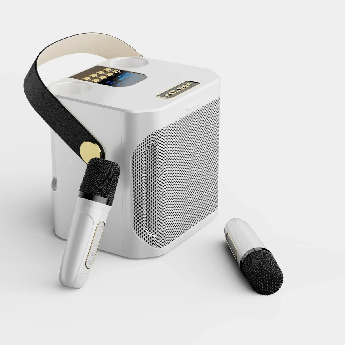Głośnik Bluetooth Przenośny z Dźwiękiem 360° i Podwójnym Mikrofonem – Idealny do Karaoke 2