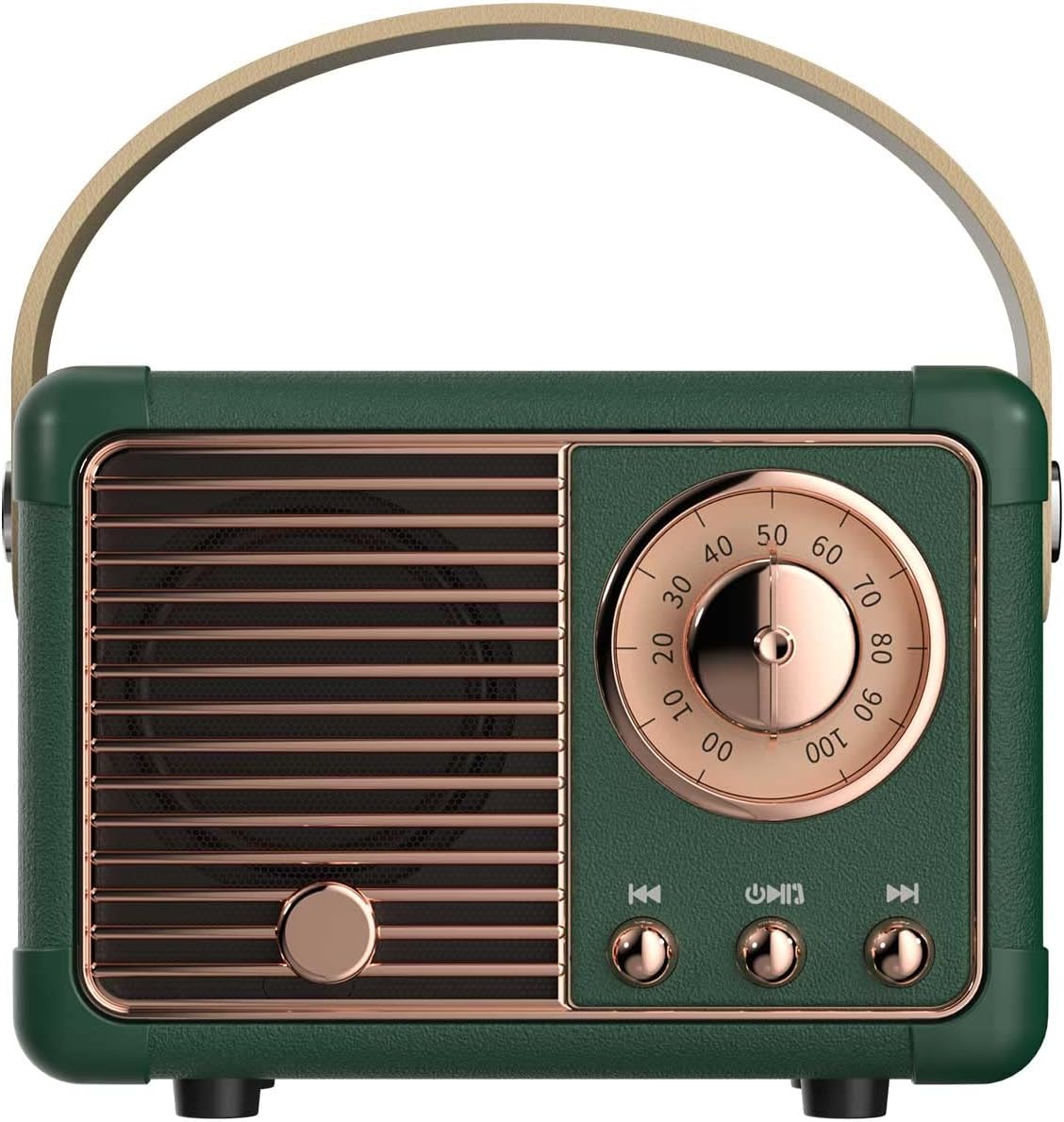 Głośnik Bluetooth Retro – Bezprzewodowy, Przenośny z Wbudowanym Mikrofonem 0
