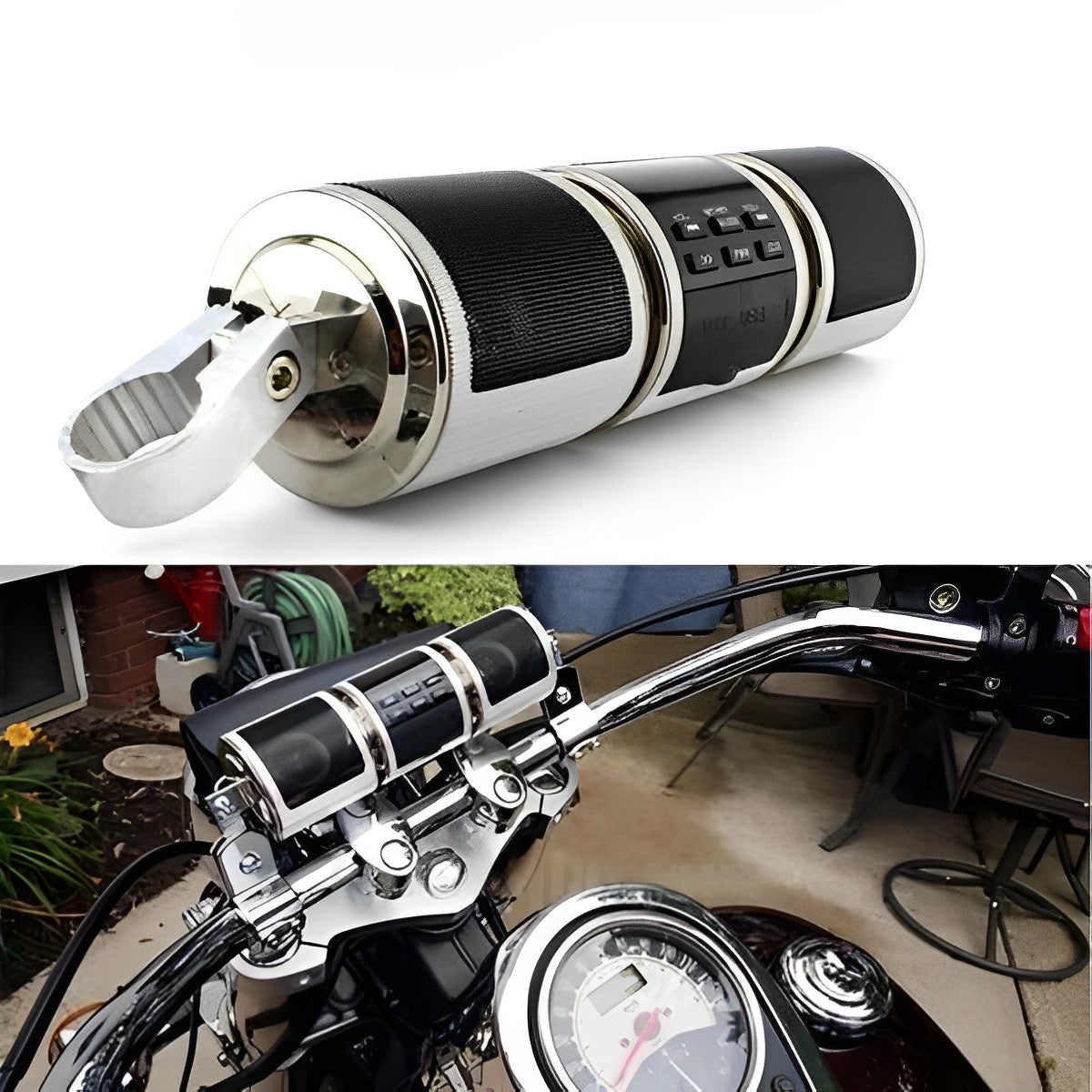 Głośniki Bluetooth do Motocykla – Wodoszczelne Stereo z Wzmacniaczem i Radio FM 0