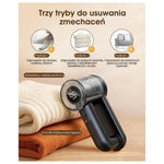 Golarka Do Tkanin Z 6-Ostrzami i 3 Prędkościami – Do Swetrów i Tapicerki z Wyświetlaczem LED 3