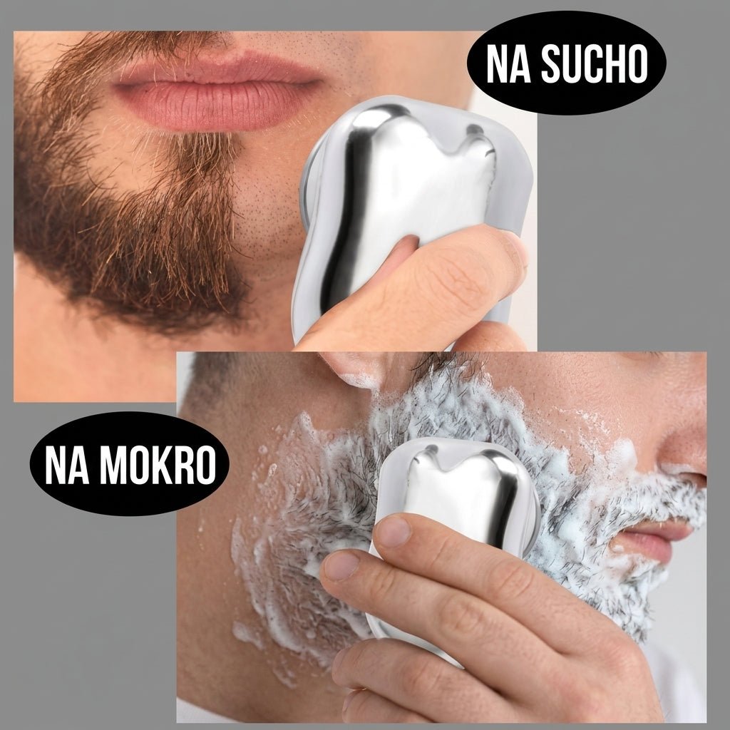 Golarka Elektryczna Męska Mini-Shave – Wodoodporna, Szybkie Ładowanie, Kompaktowa 2