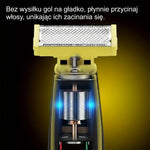 Golarka Elektryczna Męska z Trymerem – Do Użytku na Mokro i na Sucho, 4 Wymienne Głowice 9