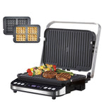 Grill Elektryczny 6 w 1 do Domu – Bezdymna Patelnia Ceramiczna z Automatycznym Dostosowaniem 1