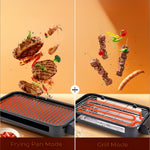 Grill Elektryczny Bezdymny 1500 W – Domowy Grill z Nieprzywierającą Płytą do Wnętrz 4