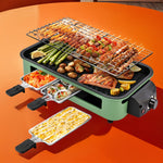 Grill Elektryczny Bezdymny 1500 W – Domowy Grill z Nieprzywierającą Płytą do Wnętrz 5