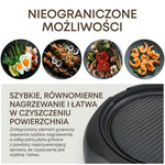 Grill Elektryczny Bezdymny Domowy 14 Cali z Powłoką Nieprzywierającą i Regulowanym Termostatem 11