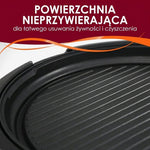Grill Elektryczny Bezdymny Domowy 14 Cali z Powłoką Nieprzywierającą i Regulowanym Termostatem 4