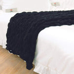 Gruby Koc Ciepły Chenille 100x150 cm – Miękki Koc na Sofę i do Relaksu 2