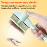 Grzebień na Pchły dla Psa i Kota – Samoczyszczący z Ergonomicznym Uchwytem