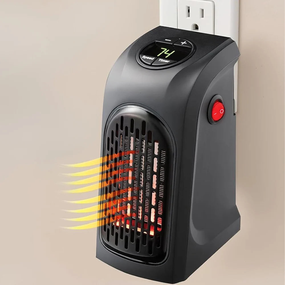 Grzejnik Elektryczny 400W z Termostatem – Przenośny, Montaż na Ścianie do Małych Pomieszczeń 4