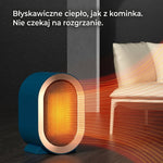 Grzejnik Elektryczny Energooszczędny Przenośny z Ceramicznym Elementem do Pomieszczeń 20 m² 7