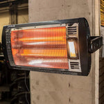 Grzejnik Elektryczny na Podczerwień 1500 W do Tarasu – Montaż Ścienny, Regulacja Kąta 0