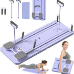 HomeStudio - Składana Deska Pilates Reformer z Regulowanym Oporem i Cyfrowym Zegarem 0