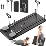 HomeStudio - Składana Deska Pilates Reformer z Regulowanym Oporem i Cyfrowym Zegarem 1