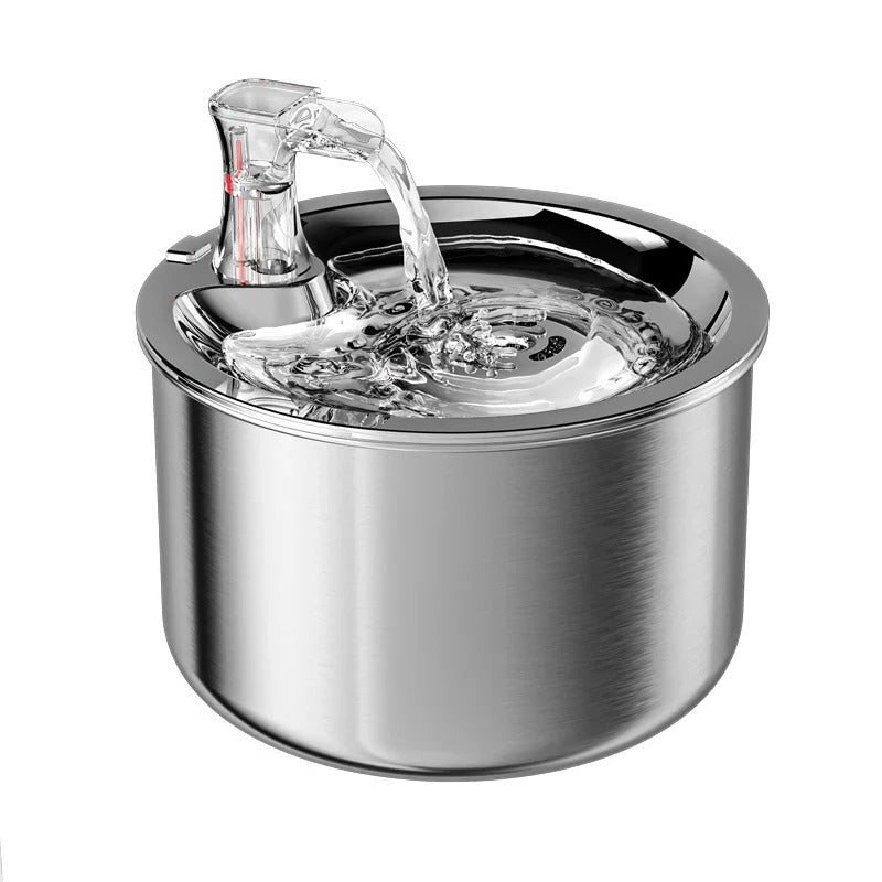 Inteligentna Fontanna Dla Kotów Ze Stali Nierdzewnej I Filtrem 2L 4