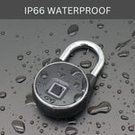 Inteligentna Kłódka Bluetooth - Szybkie Odblokowanie Odciskiem Palca, Wodoodporna 3
