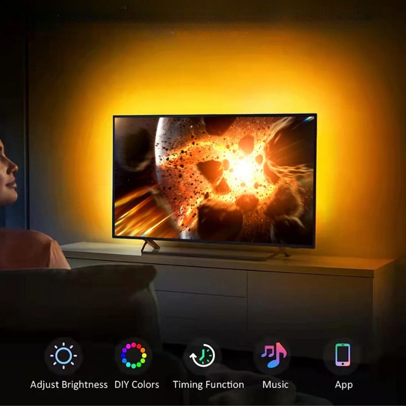 Inteligentna Listwa LED Oświetleniowa do Telewizora z Synchronizacją HDMI 2