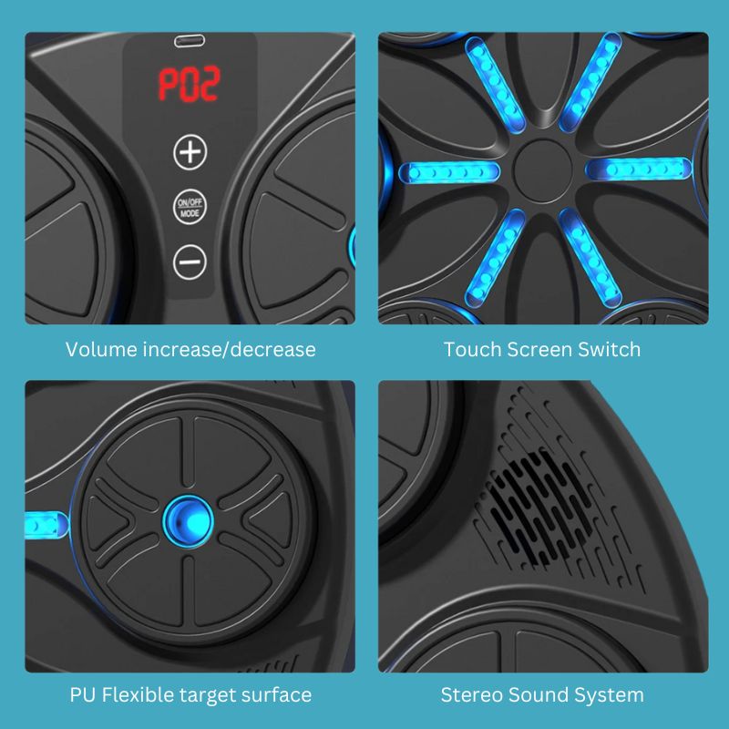Inteligentna Maszyna Do Boksu Muzycznego Z Regulowaną Intensywnością Treningu 6
