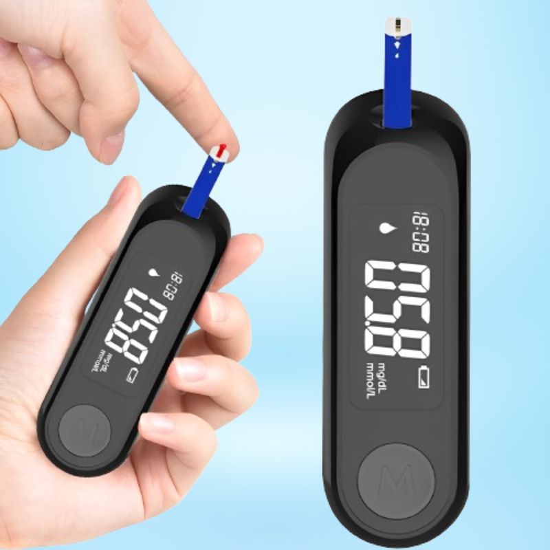 Inteligentny Glukometr - Szybkie Pomiar Poziomu Glukozy w 5 Sekund, Łatwy w Użyciu 1