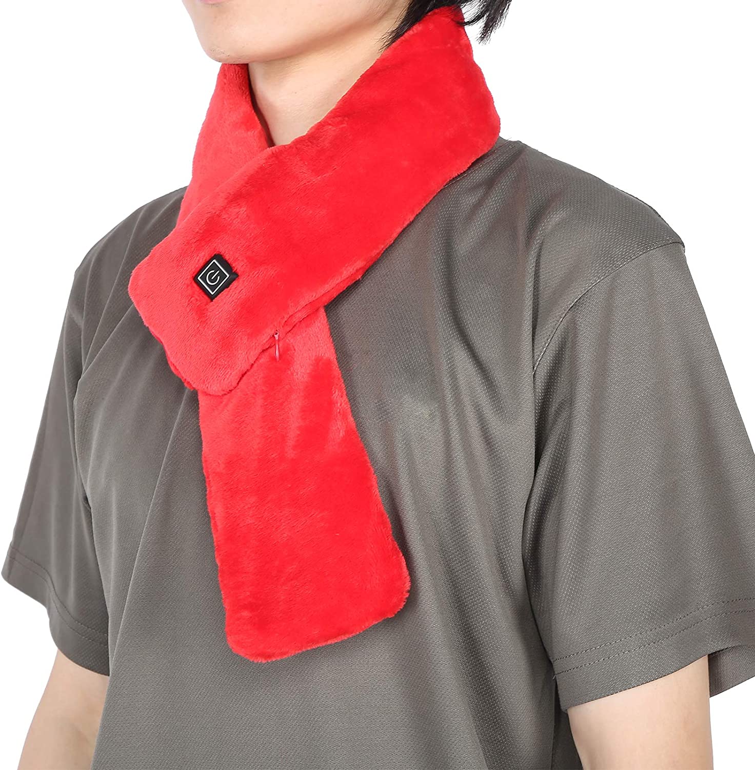 Inteligentny Podgrzewany Szalik Unisex z Zasilaniem USB i Regulacją Ciepła 35-55°C 0