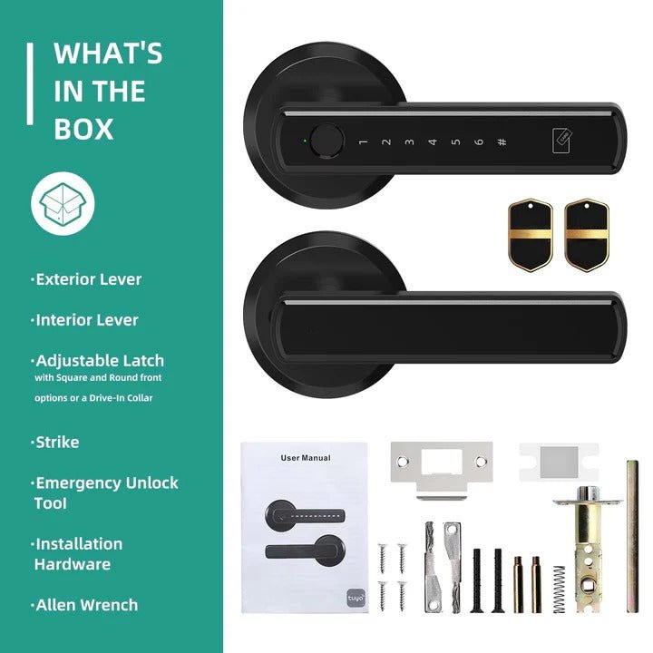 Inteligentny Zamek Do Drzwi Wejściowych Z Biometrycznym Dostępem I Aplikacją Mobilną 2