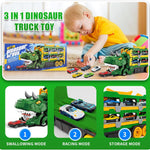 Interaktywna Ciężarówka Dinozaur z Mini Samochodzikami - Trwałe Tworzywo ABS, 3+ lat 5