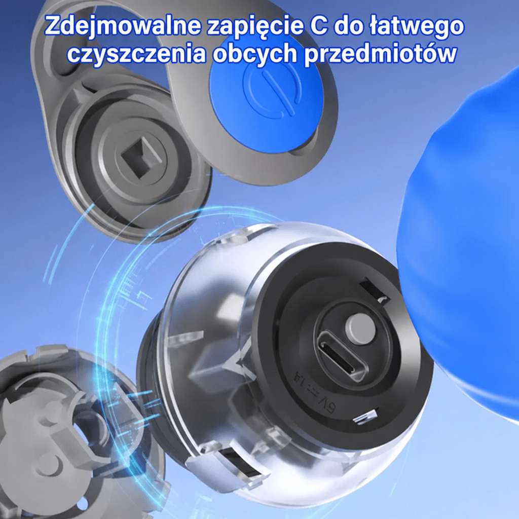 Interaktywna Zabawka dla Kota – Piłka z Ładowaniem USB-C, Wytrzymała i Szybka