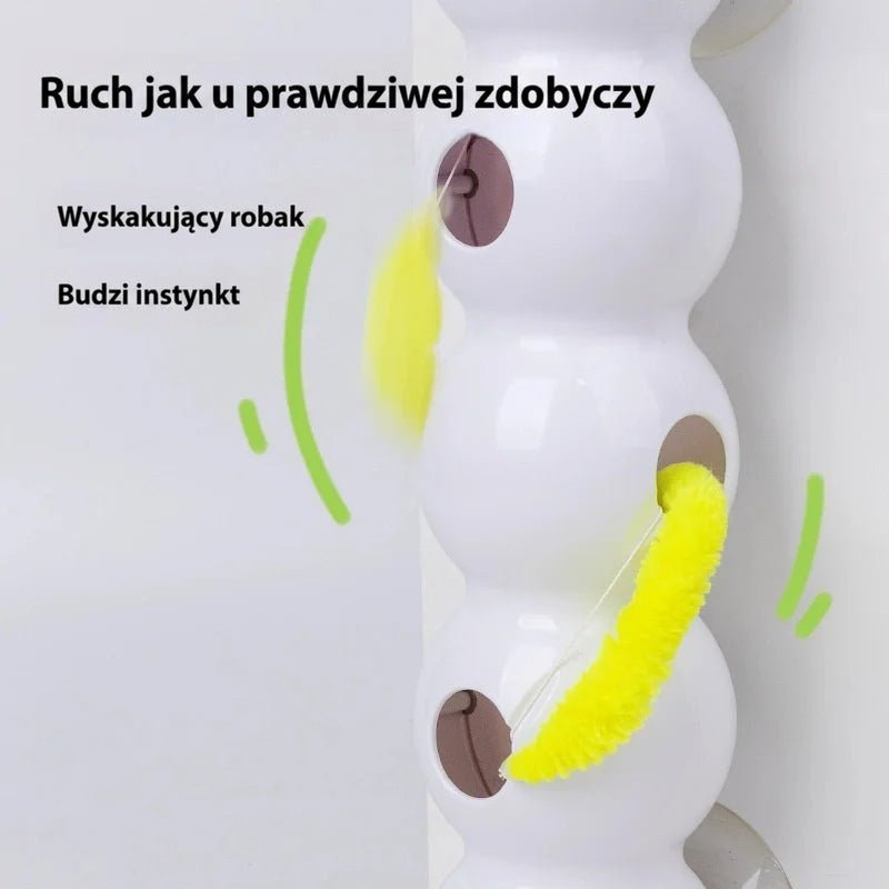 Interaktywna Zabawka dla Kota z Automatycznym Wyskakującym Okienkiem – Stymulacja Łowiecka 1