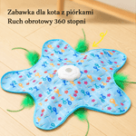Interaktywna Zabawka dla Kota z Ruchomym Piórem – Trzy Tryby Prędkości, Stymulacja Instynktów