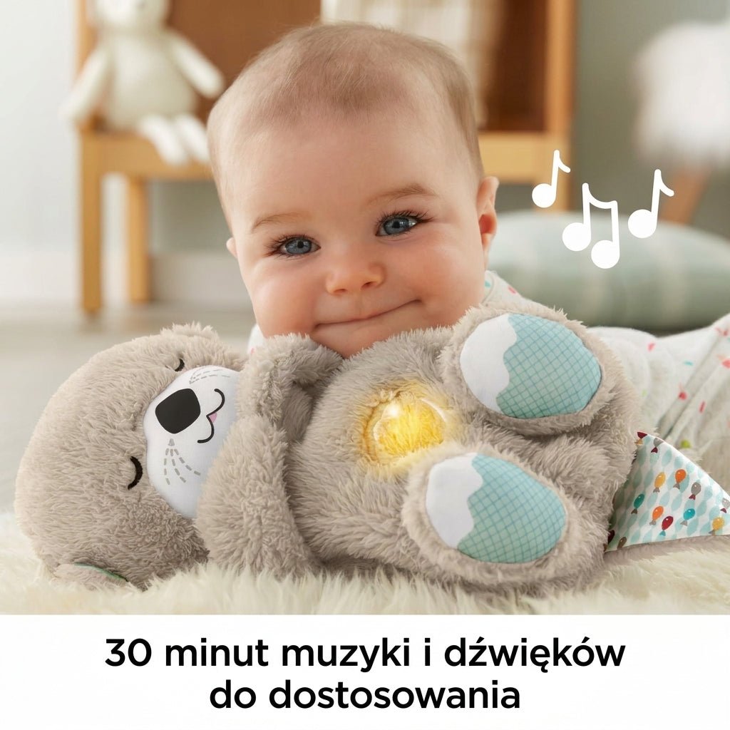 Interaktywny Pluszowy Miś z Ruchomym Oddechem i Muzyką dla Dzieci – Miękki i Bezpieczny 5