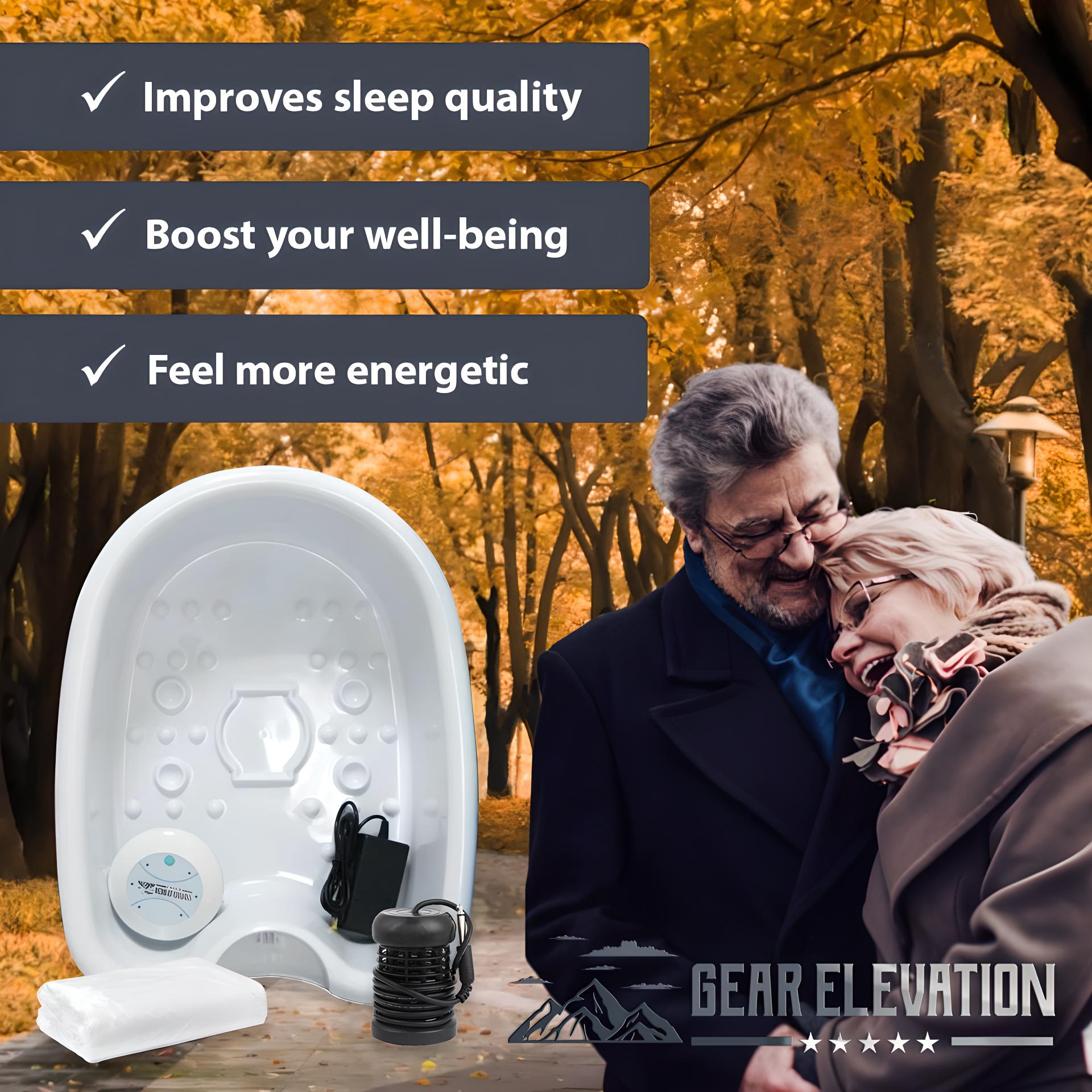 Ion Pure - Profesjonalna Jonowa Kąpiel do Stóp Detox z Funkcją Oczyszczania 5
