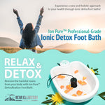 Ion Pure - Profesjonalna Jonowa Kąpiel do Stóp Detox z Funkcją Oczyszczania 7