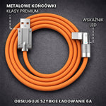 Kabel do Szybkiego Ładowania Typu C z Obrotowym Złączem 180° – 1,2m, Kompatybilny z iOS i Android 2