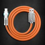 Kabel do Szybkiego Ładowania Typu C z Obrotowym Złączem 180° – 1,2m, Kompatybilny z iOS i Android 0