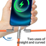 Kabel do Szybkiego Ładowania Typu C z Obrotowym Złączem 180° – 1,2m, Kompatybilny z iOS i Android 6