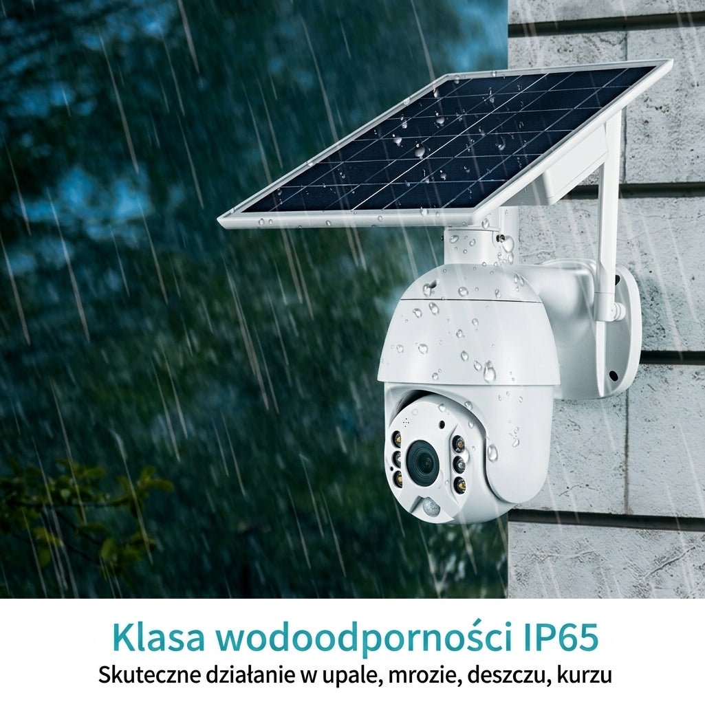 Kamera Bezpieczeństwa Słoneczna 4G LTE – Bezprzewodowa HD 1080P z Noktowizją do Monitorowania Domu 0 3