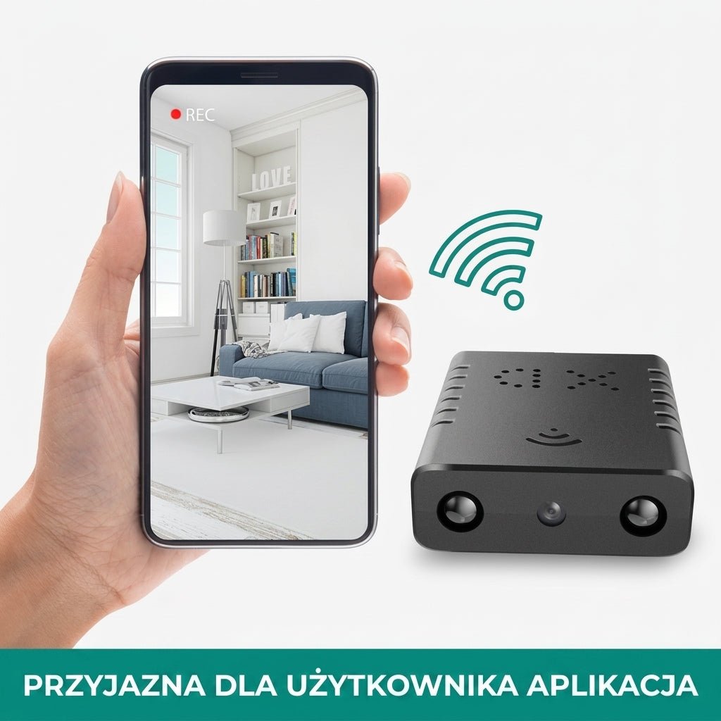 Kamera Do Monitoringu Z Wi-Fi I Wykrywaniem Ruchu – Micro HD Do Domu Z Podglądem W Telefonie 12