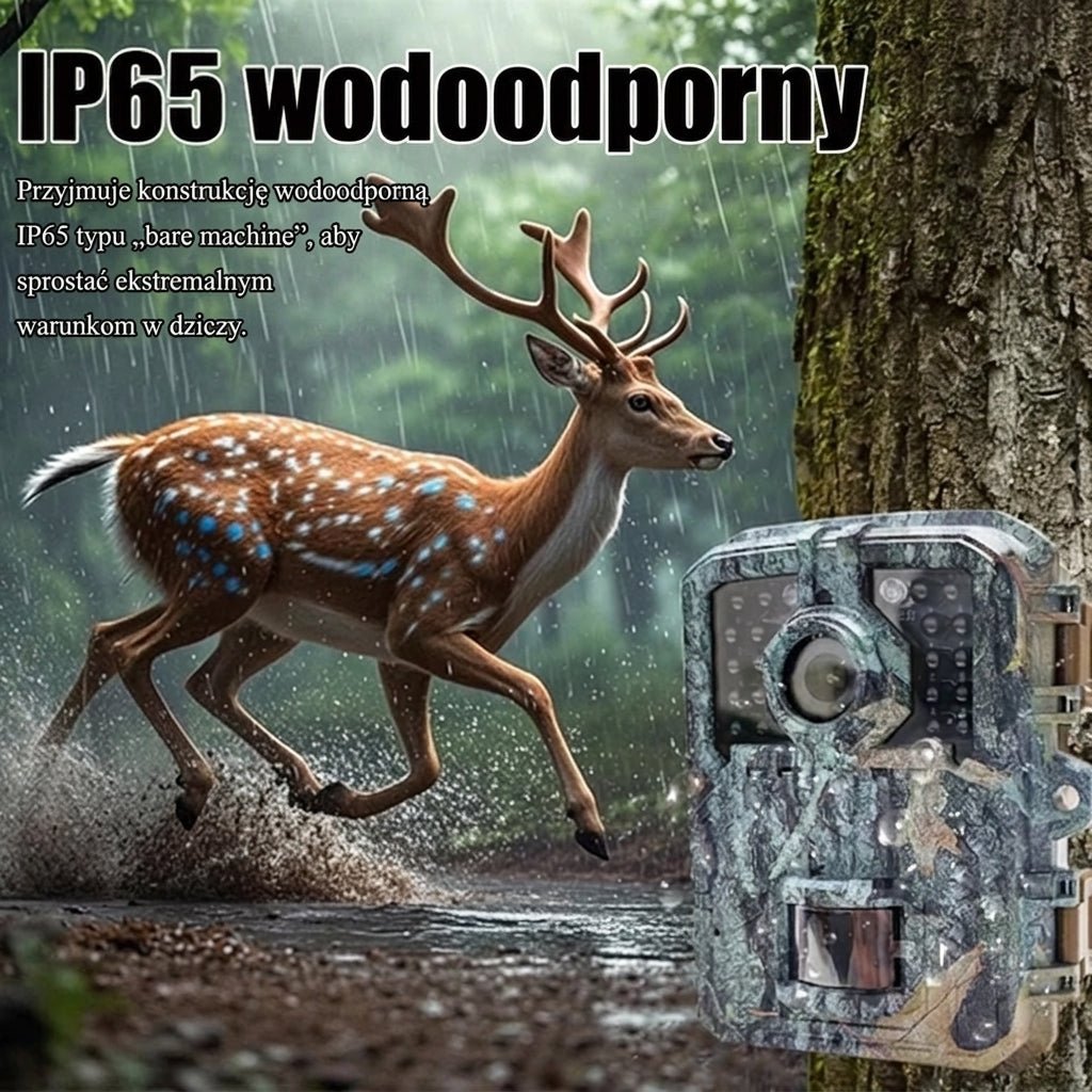 Kamera Noktowizyjna 16 MP z PIR – Wodoodporna, Kąt Widzenia 120° do Monitorowania Dzikiej Przyrody 9