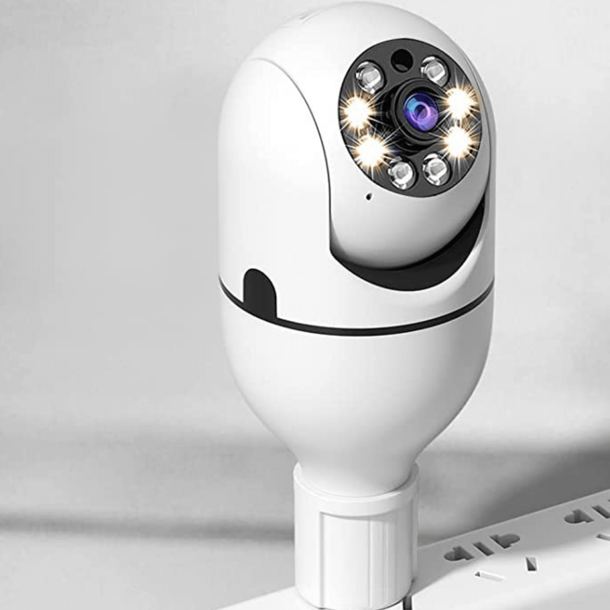 Kamera Żarówkowa HD z Obrotowym Obiektywem – Bezprzewodowy Monitoring Wewnętrzny i Zewnętrzny 4