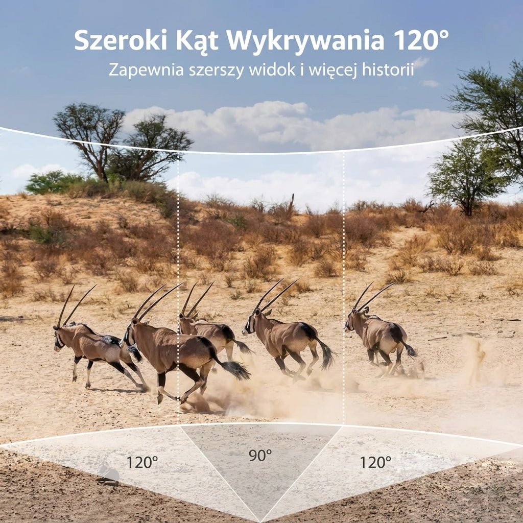 Kamera do Obserwacji Zwierząt HD z Noktowizorem – Bezprzewodowa, Wodoodporna, 120° Kąt Widzenia 8