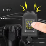 Klakson Rowerowy Elektryczny z LED i Pilotem – Głośny Sygnał do Jazdy w Nocy 3
